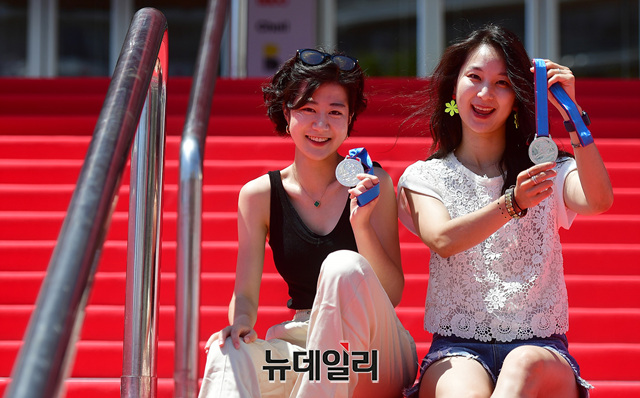 ▲ 김아영, 차수연 선임ⓒ프랑스 칸 = 정상윤 기자