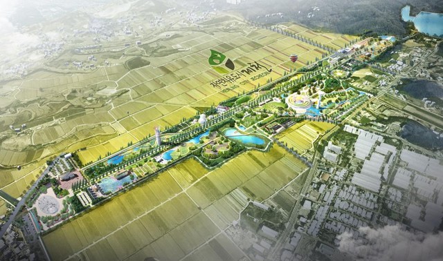 ▲ 제천시의 초록길 드림팜랜드 예상 조감도.ⓒ제천시