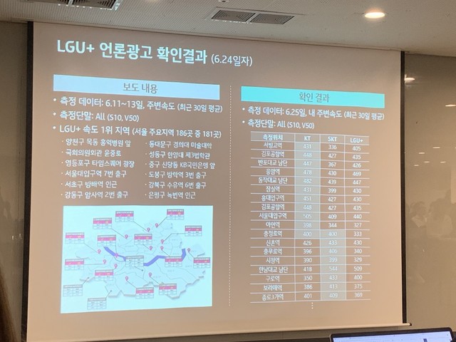 ▲ KT '5G 속도 기자설명회' 현장 모습 ⓒ 전상현 기자