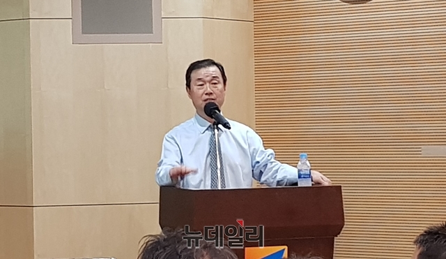 ▲ 박동현 메지온 회장은 28일 오후 3시 여의도에서 개인 투자자들을 대상으로 기업설명회를 열었다. ⓒ뉴데일리