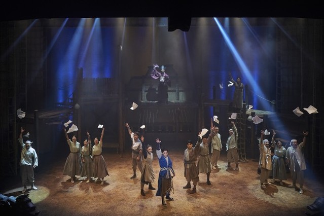 ▲ 뮤지컬 '스웨그에이지: 외쳐, 조선' 공연 장면.ⓒPL엔터테인먼트