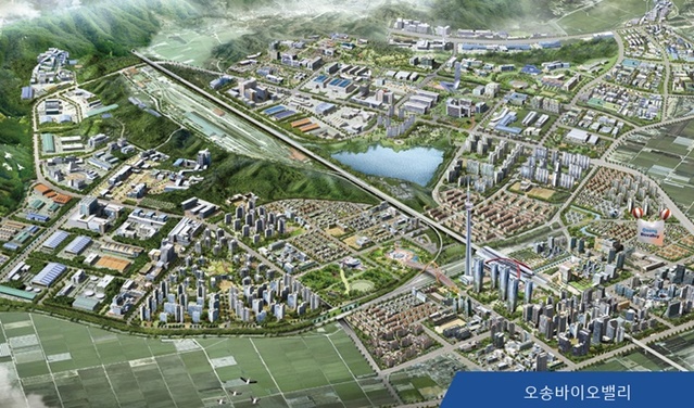 ▲ 오송바이오밸리 조감도.ⓒ충북경제자유구역청