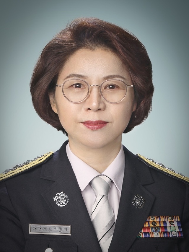 ▲ 김정희 증평소방서장.ⓒ충북소방본부