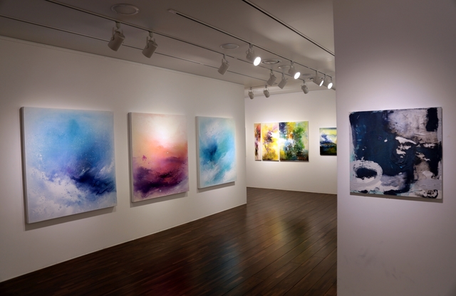 ▲ ‘콰트로 아트(Quattro-art) 그룹’초대展 전시장.ⓒ금오공대