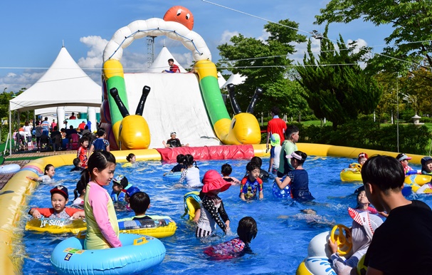 ▲ 문암생태공원물놀이장.ⓒ