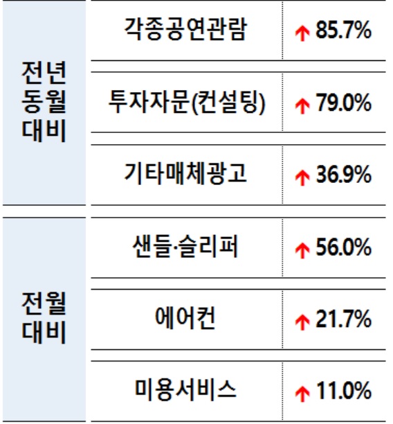 ▲ 증가율 상위품목.ⓒ한국소비자원