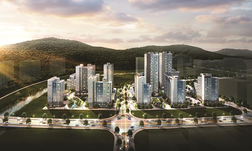 ▲ 세종 하늘채 센트레빌 투시도.ⓒ코오롱글로벌 컨소시엄