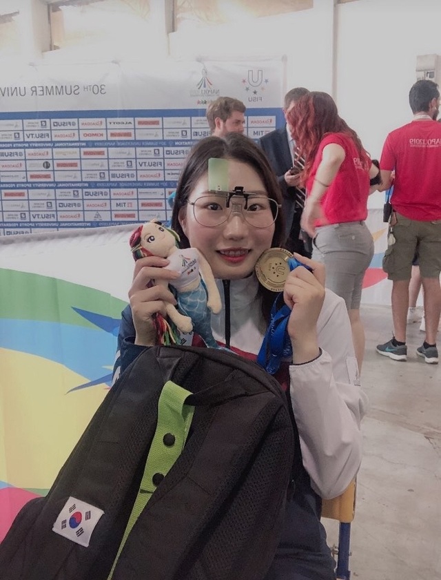 ▲ 세종시체육회 소속 사격 김민정 선수.ⓒ세종시