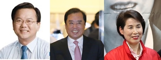 ▲ 대구 수성갑 지역이 차기 총선 최대 관심지역으로 부상하고 있다. 왼쪽부터 김부겸 전 행정안전부 장관, 김병준 전 한국당 비대위원장, 정순천 한국당 당협위원장.ⓒ각 출마예상자 측