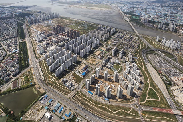 ▲ 경기 시흥시 배곧신도시 전경. ⓒ시흥 스마트사업단