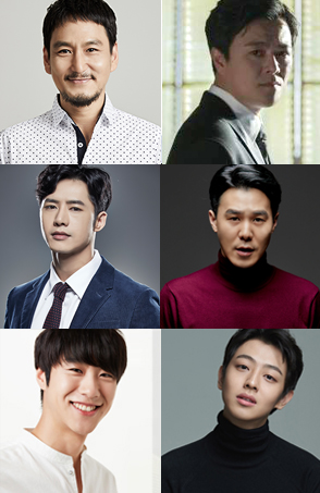 ▲ (상) 알란 役 김수현·윤석원, (아래) 폴 役 오종혁·이율, (하) 데이비 役 심희섭·은해성.ⓒ연극열전