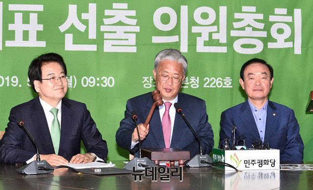 ▲ 민주평화당 정동영 대표, 유성엽 원내대표, 장병완 의원(왼쪽부터). ⓒ박성원 기자