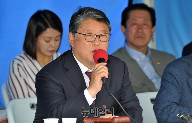 ▲ 조원진 우리공화당 공동대표. ⓒ이기륭 기자