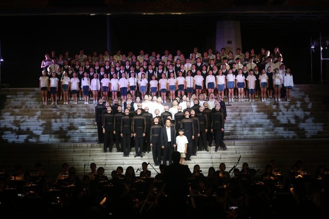 ▲ 지난 23일 진행된 세종문화회관은 통합 창작 음악극 '극장 앞 독립군'의 쇼케이스 현장.ⓒ세종문화회관