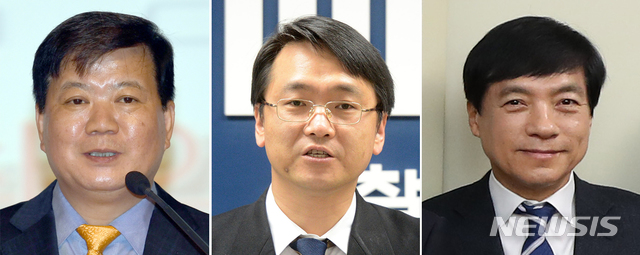 ▲ (왼쪽부터) 서울중앙지검장에 발탁된 배성범 광주지검장, 대검찰청 차장에 임명된 강남일 법무부 기획조정실장, 법무부 검찰국장에 임명된 이성윤 대검 반부패·강력부장.ⓒ뉴시스