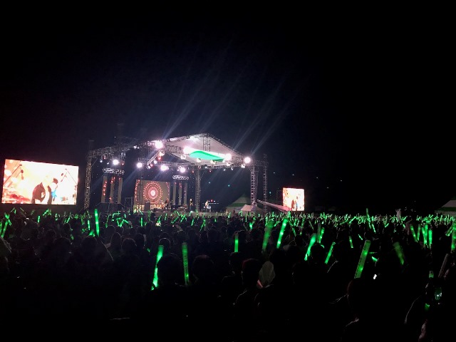 ▲ 관중들이 객석을 가득 메운 뮤직팜페스티벌 현장 모습.ⓒ한울원전