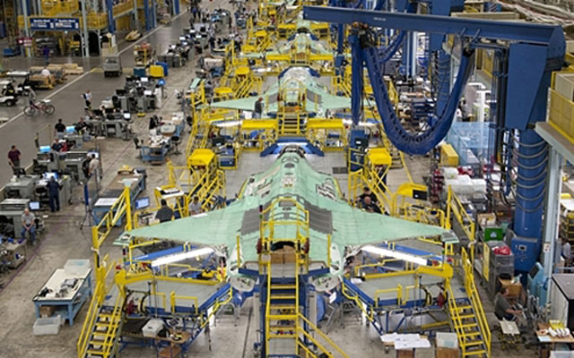 ▲ 록히드 마틴의 F-35 생산공장. ⓒ뉴시스 로이터. 무단전재 및 재배포 금지.