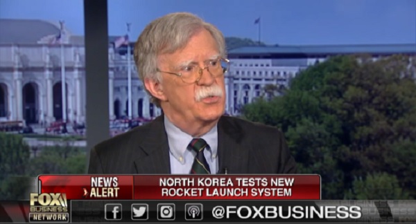 ▲ 존 볼턴 백악관 국가안보보좌관ⓒ[폭스 비즈니스 뉴스 방송 화면 캡처]