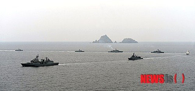 ▲ 2014년 독도방어훈련 모습. ⓒ뉴시스. 무단전재 및 재배포 금지.