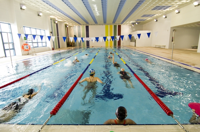 ▲ 청송군 종합문화복지타운 내에 만들어진 수영장.ⓒ청송군