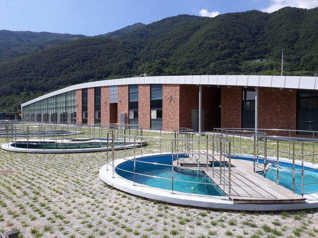 ▲ 단양 체험형 민물고기 축양장 전경.ⓒ단양군