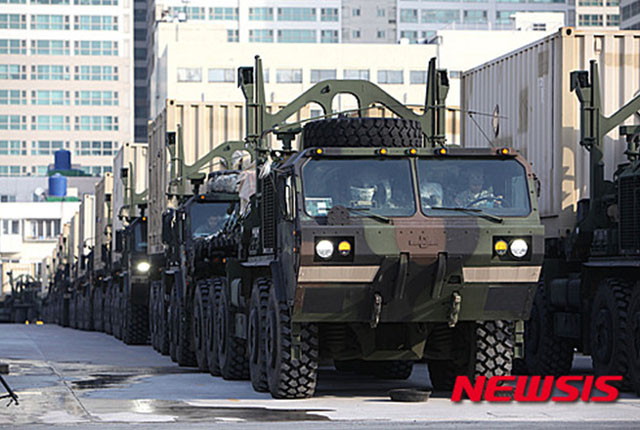 ▲ 2016년 2월 키리졸브 훈련 가운데 한미연합 전시증원연습. 한미 양국이 더 이상 실시하지 않는 훈련 가운데 하나다. ⓒ뉴시스. 무단전재 및 재배포 금지.