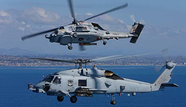 ▲ 한국 해군이 도입하는 MH-60R 시호크. ⓒ미국 록히드 마틴 공개사진.