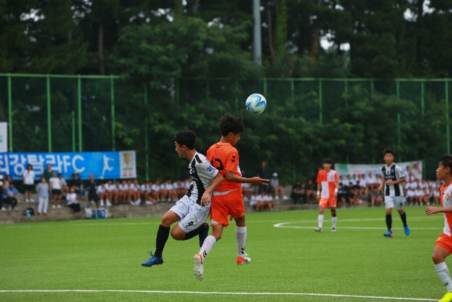 ▲ 제55회 추계 한국중등(U-15) 축구연맹전 경기 장면.ⓒ울진군