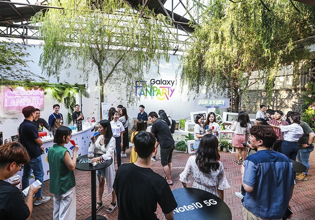 ▲ 지난 17일 대구 북구 빌리웍스에서 진행된 '갤럭시 팬 파티' 현장. ⓒ삼성전자