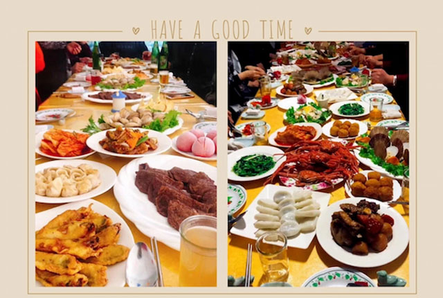 ▲ 북한 당국이 중국인 관광객을 대상으로 판촉 중이라는 '식도락 여행' 광고 사진. ⓒ자유아시아방송 관련보도 화면캡쳐.