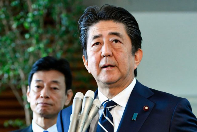 ▲ 한국 정부의 지소미아 종료 결정 이후 한국을 비난하는 아베 신조 일본 총리. ⓒ뉴시스. 무단전재 및 재배포 금지.