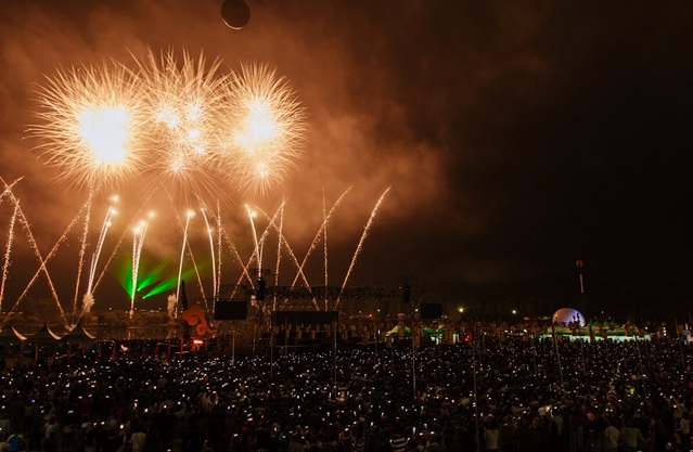 ▲ 지난해 제64회 개막식 백제한화불꽃축제.ⓒ공주시