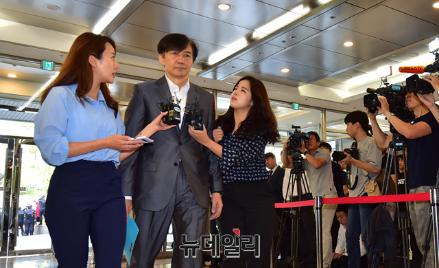 ▲ 조국 법무부 장관 후보자.ⓒ정상윤 기자