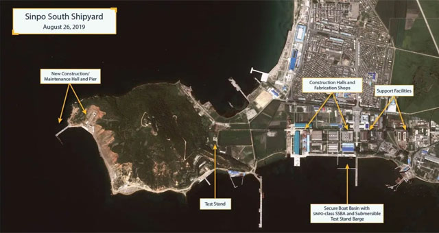 ▲ 미국 CSIS 비욘드 패러렐이 공개한 북한 함경남도 신포 조선소 일대의 위성사진. ⓒ미국 CSIS 홈페이지 캡쳐.
