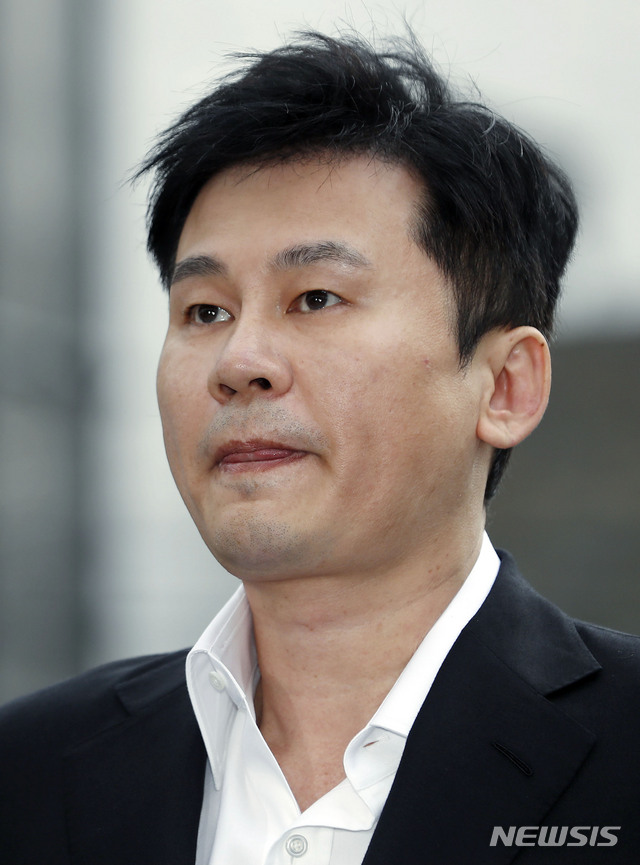 ▲ 양현석 전 YG엔터테인먼트 대표. ⓒ뉴시스