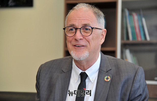 ▲ 쟝 다라공(Jean D'Aragon) UNOSD 원장ⓒ공준표 기자