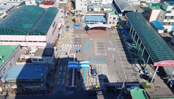 ▲ 현재 세종전통시장 주차타워 모습.ⓒ세종시