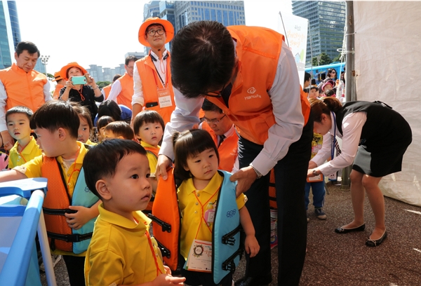 ▲ 한화손보의 '서울안전한마당' 프로그램.ⓒ한화손보