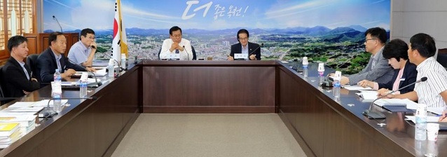 ▲ 사진은 제2회 추경예산 보고회 장면.ⓒ옥천군