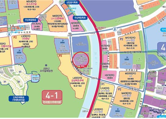 ▲ 세종 4생활권 광역복지지원센터 위치도.ⓒ행복청