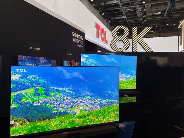 ▲ IFA 2019 TCL 전시관에서 8K TV를 대대적으로 비치한 모습. ⓒ장소희 기자