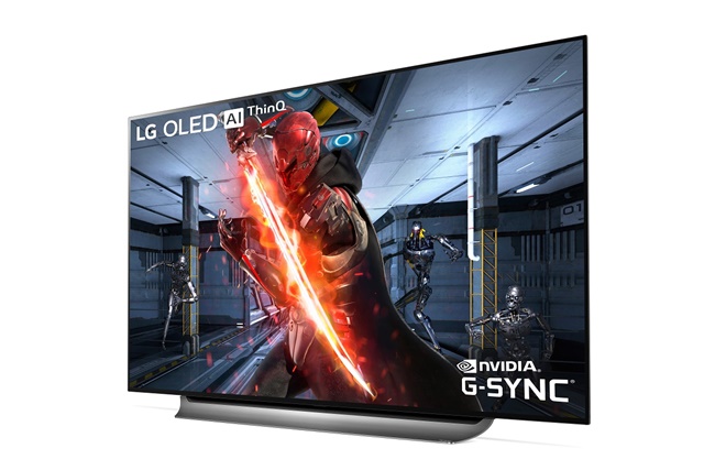 ▲ 엔비디아 '지싱크 호환' 적용한 올레드 TV 제품 이미지. ⓒLG전자