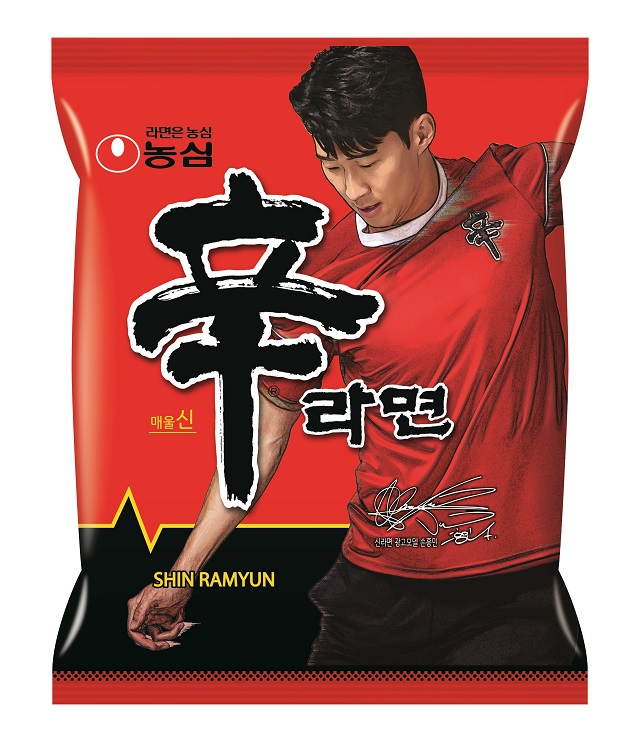 ▲ 신라면 손흥민 에디션. ⓒ농심