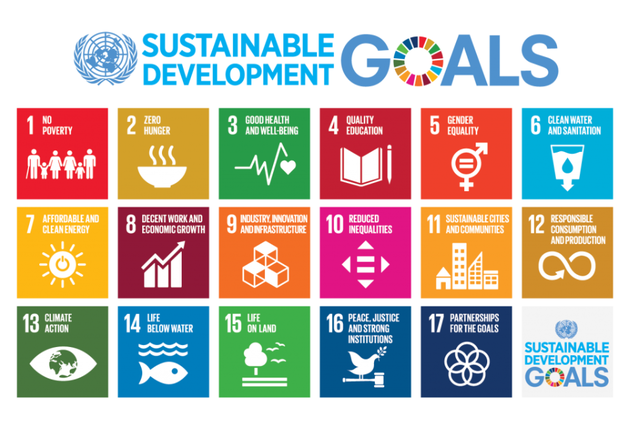 ▲ UN이 설정한 17가지 지속가능개발 목표 SDGs ⓒ UN