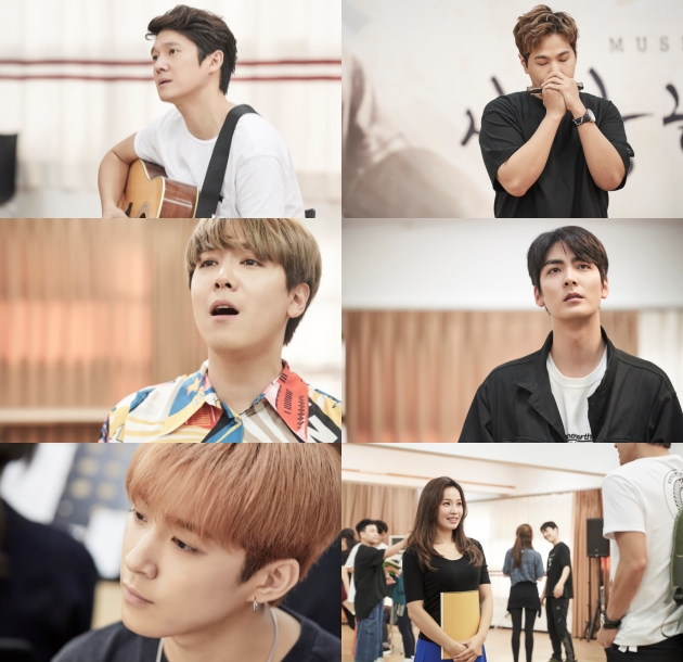 ▲ 뮤지컬 '사랑했어요' 연습 현장.ⓒ호박덩쿨, 오스텔라