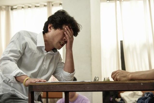 ▲ 연극 '강철로 된 무지개' 연습 장면.ⓒ극단 그린피그