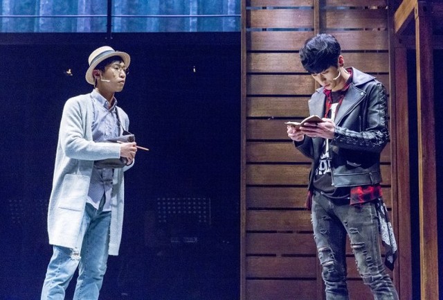 ▲ 뮤지컬 '마이 버킷 리스트' 공연 장면.(왼쪽부터 문남권, 주민진)ⓒ라이브