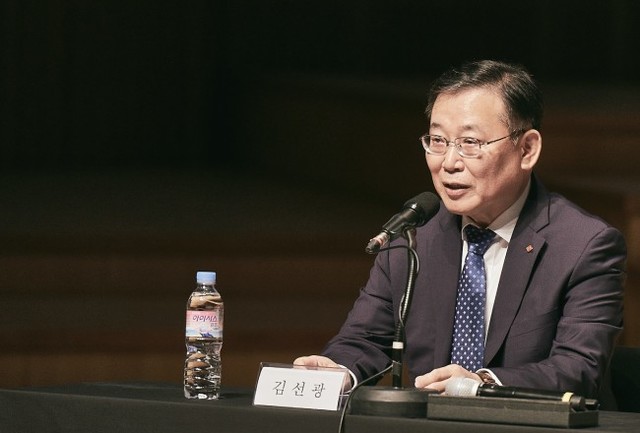 ▲ 18일 오전 열린 '한국 국제 오르간 콩쿠르' 창설 기자간담회에 참석한 김선광 롯데문화재단 대표.ⓒ롯데문화재단