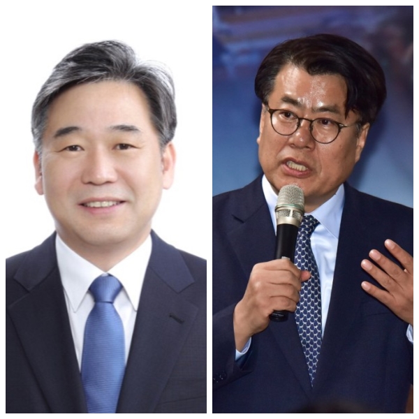 ▲ 민주당 이후삼 현 의원(왼쪽)과 이근규 전 제천시장.ⓒ이후삼, 이근규 제공