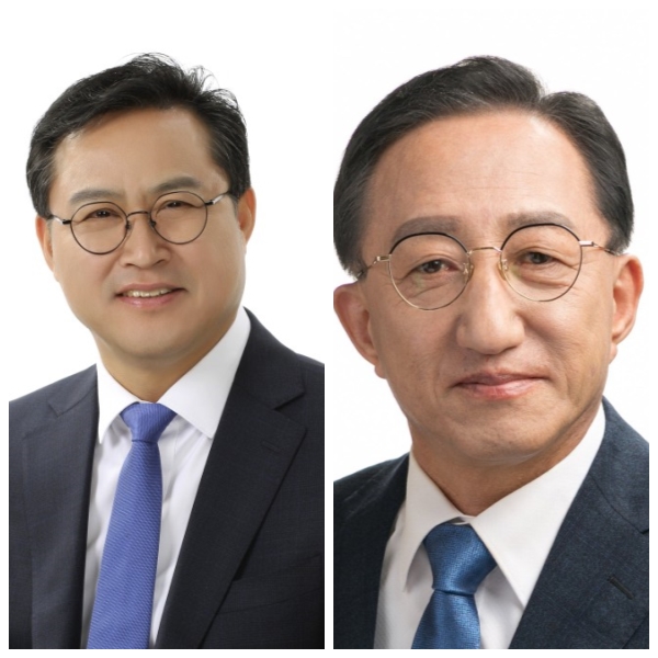 ▲ 이경용 전 금강환경청장(왼쪽), 박한규 전 도의원.ⓒ이경용, 박한규 제공